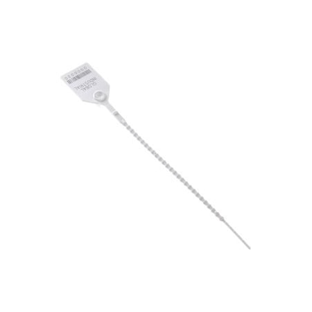 Cambridge Security Seals Adjustable Plastic Truck Seal 9L White 100/Pack HPT13253